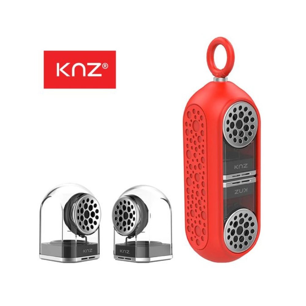 New and unopenedKNZ Portable Wireless Speakers GODUOGRYActual Color:Red